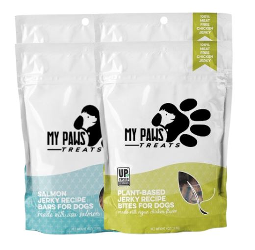 Salmon and Plant-Based Jerky Bundle - Pack of Four